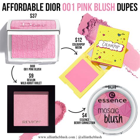 dior - rosy glow blusher - pink 001|Dior pink blush 001.